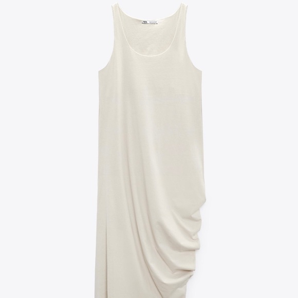 Zara cotton voluminous dress - Picture 1 of 5